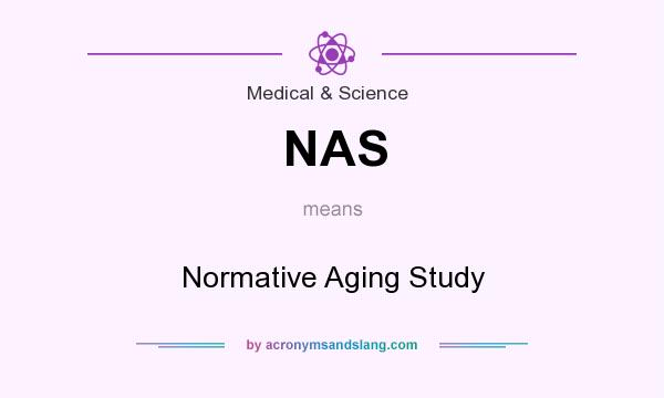 What does NAS mean? It stands for Normative Aging Study