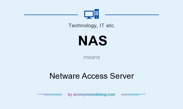What does NAS mean? It stands for Netware Access Server