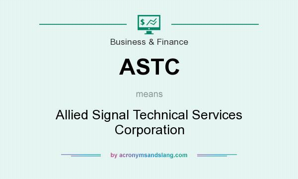 What does ASTC mean? It stands for Allied Signal Technical Services Corporation
