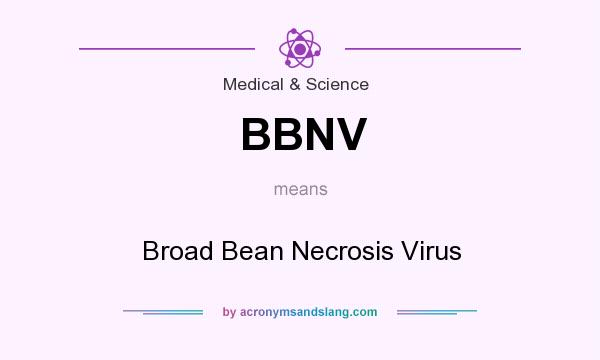 What does BBNV mean? It stands for Broad Bean Necrosis Virus