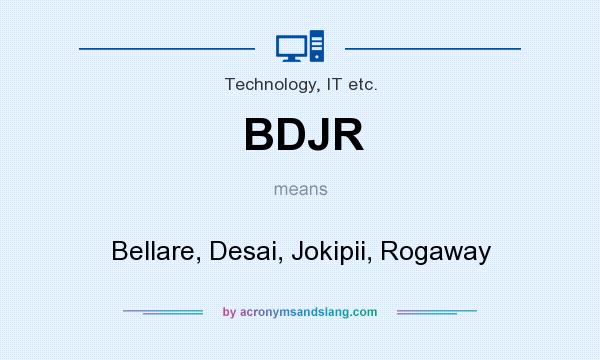 What does BDJR mean? It stands for Bellare, Desai, Jokipii, Rogaway