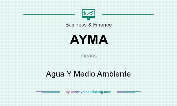 What does AYMA mean? It stands for Agua Y Medio Ambiente