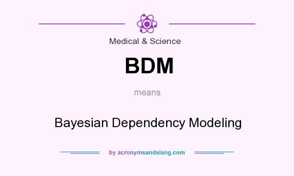 What does BDM mean? It stands for Bayesian Dependency Modeling