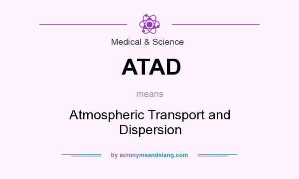 What does ATAD mean? It stands for Atmospheric Transport and Dispersion