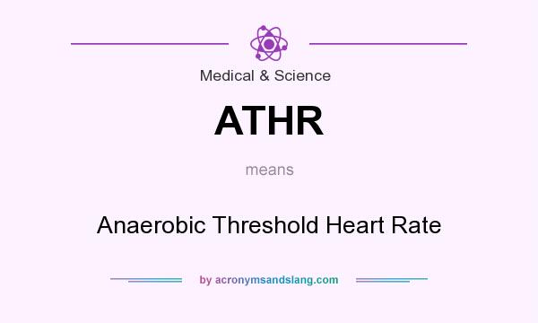What does ATHR mean? It stands for Anaerobic Threshold Heart Rate