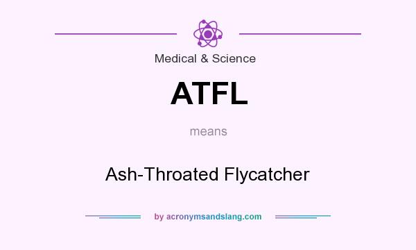 What does ATFL mean? It stands for Ash-Throated Flycatcher