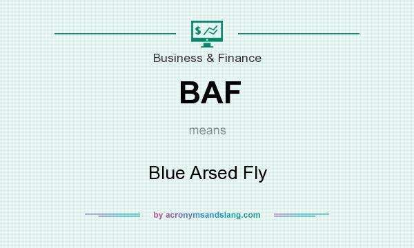 What does BAF mean? It stands for Blue Arsed Fly