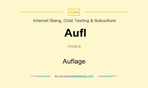 What does Aufl mean? It stands for Auflage