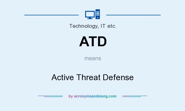 What does ATD mean? It stands for Active Threat Defense