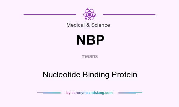 What does NBP mean? It stands for Nucleotide Binding Protein
