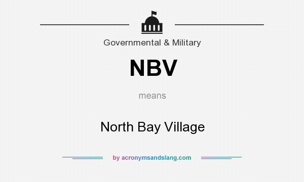 What does NBV mean? It stands for North Bay Village