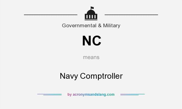 What does NC mean? It stands for Navy Comptroller