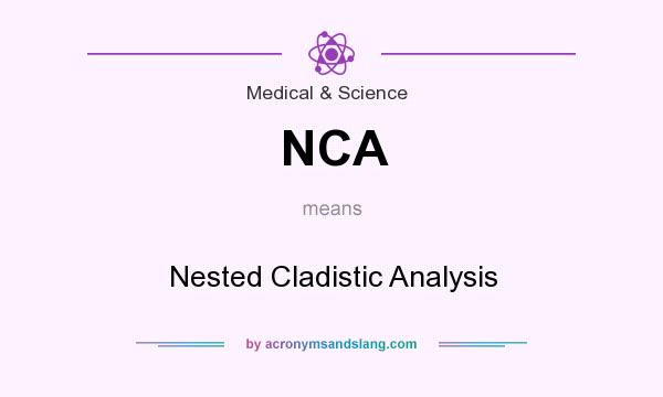 What does NCA mean? It stands for Nested Cladistic Analysis