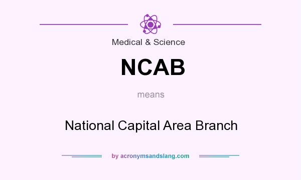 What does NCAB mean? It stands for National Capital Area Branch
