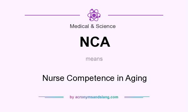 What does NCA mean? It stands for Nurse Competence in Aging