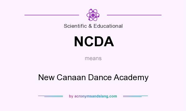 What does NCDA mean? It stands for New Canaan Dance Academy