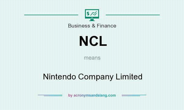 What does NCL mean? It stands for Nintendo Company Limited
