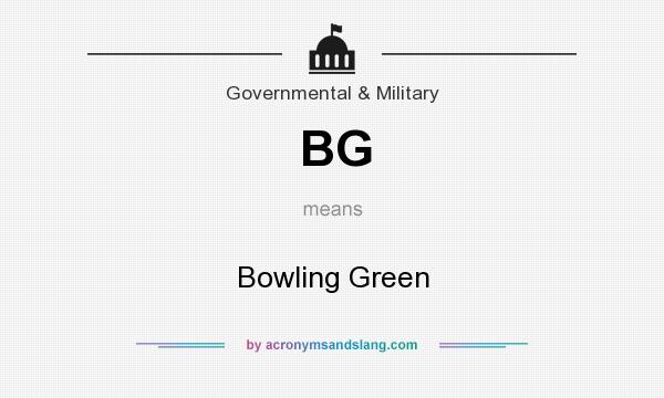 What does BG mean? It stands for Bowling Green