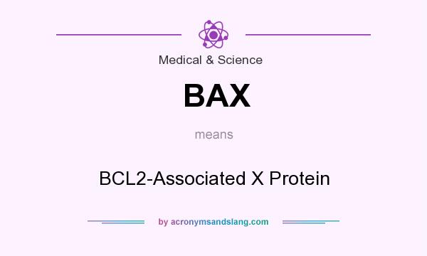 What does BAX mean? It stands for BCL2-Associated X Protein