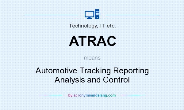 What does ATRAC mean? It stands for Automotive Tracking Reporting Analysis and Control