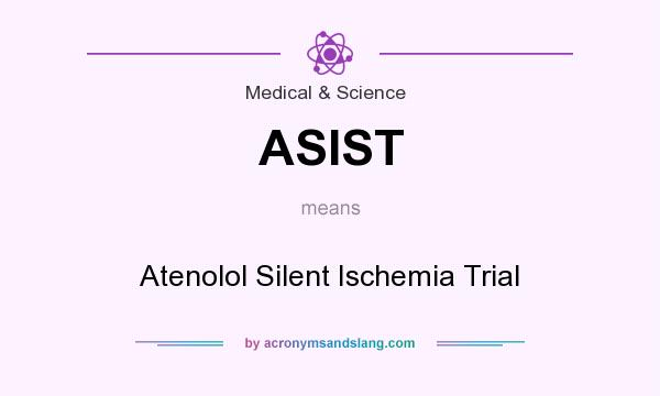 What does ASIST mean? It stands for Atenolol Silent Ischemia Trial