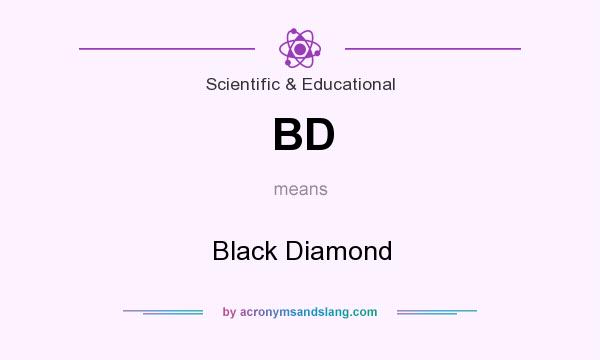 What does BD mean? It stands for Black Diamond