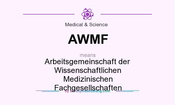 What does AWMF mean? It stands for Arbeitsgemeinschaft der Wissenschaftlichen Medizinischen Fachgesellschaften
