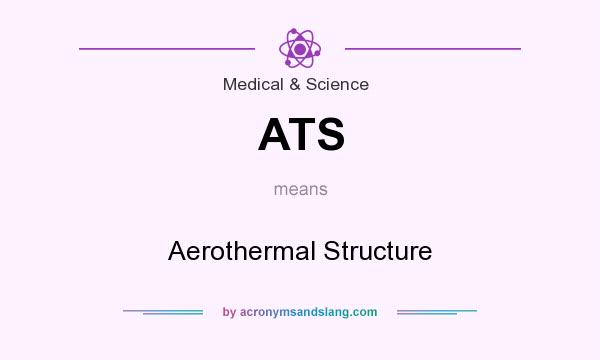 What does ATS mean? It stands for Aerothermal Structure
