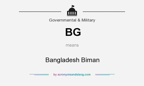 What does BG mean? It stands for Bangladesh Biman