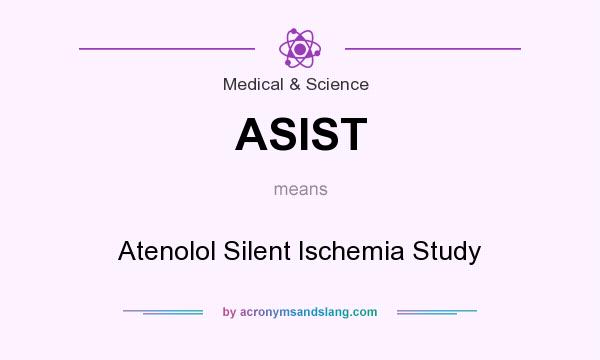 What does ASIST mean? It stands for Atenolol Silent Ischemia Study