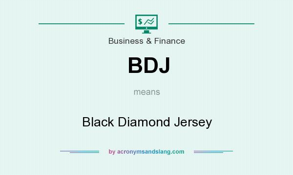 What does BDJ mean? It stands for Black Diamond Jersey