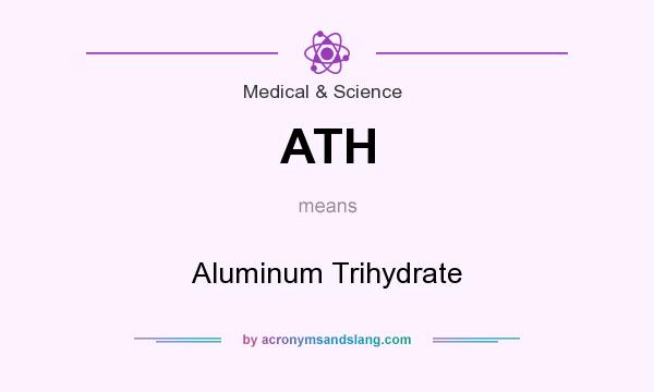 What does ATH mean? It stands for Aluminum Trihydrate
