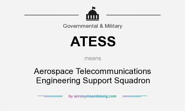 What does ATESS mean? It stands for Aerospace Telecommunications Engineering Support Squadron