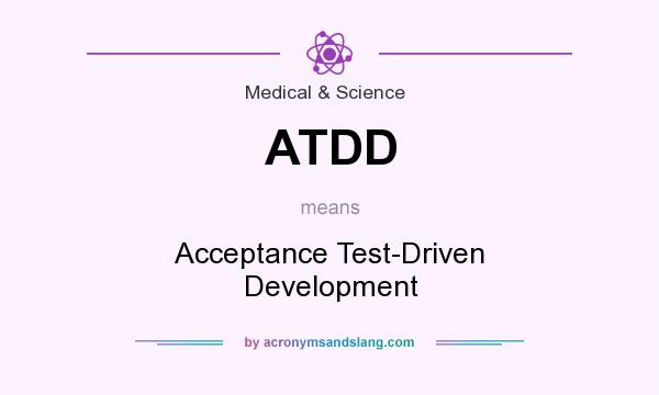 What does ATDD mean? It stands for Acceptance Test-Driven Development