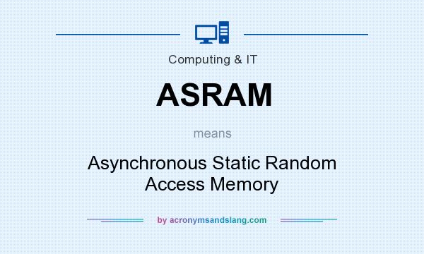What does ASRAM mean? It stands for Asynchronous Static Random Access Memory