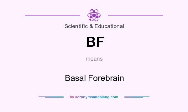 What does BF mean? It stands for Basal Forebrain