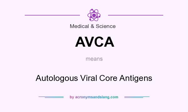 What does AVCA mean? It stands for Autologous Viral Core Antigens