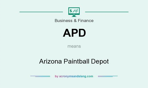 What does APD mean? It stands for Arizona Paintball Depot
