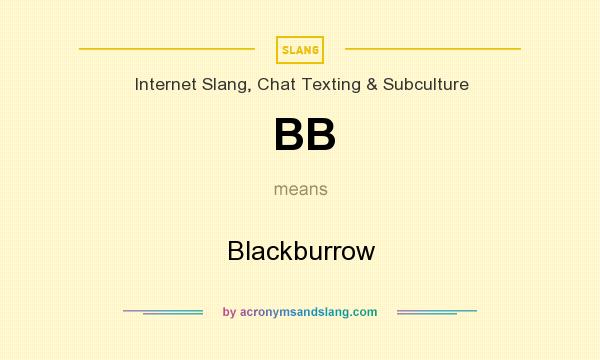 What does BB mean? It stands for Blackburrow