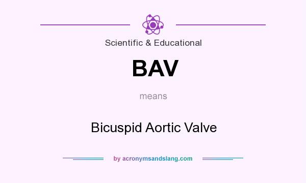 What does BAV mean? It stands for Bicuspid Aortic Valve