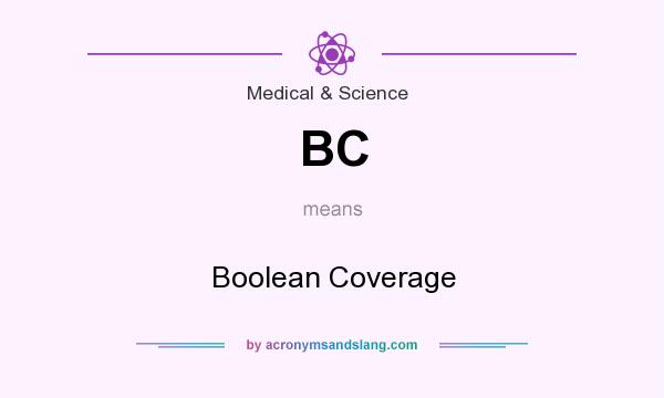 What does BC mean? It stands for Boolean Coverage