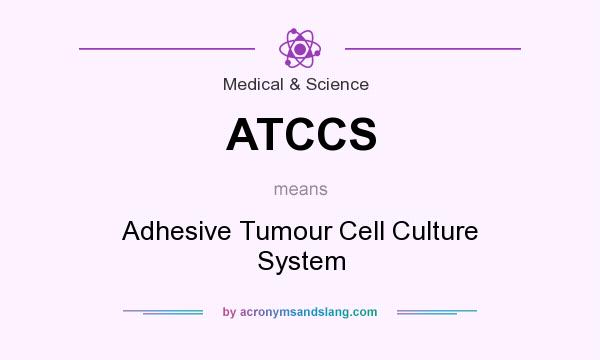What does ATCCS mean? It stands for Adhesive Tumour Cell Culture System
