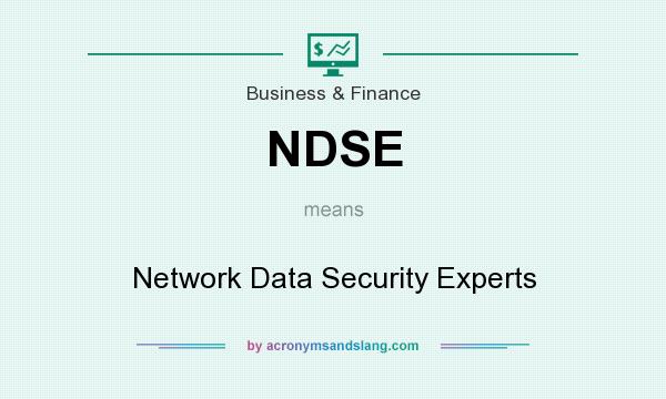 What does NDSE mean? It stands for Network Data Security Experts