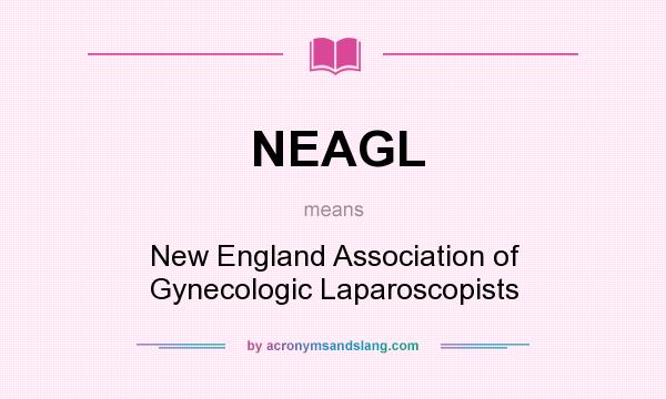 What does NEAGL mean? It stands for New England Association of Gynecologic Laparoscopists