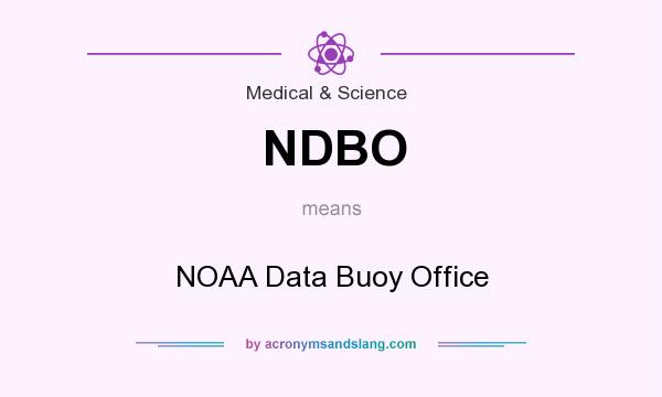 What does NDBO mean? It stands for NOAA Data Buoy Office