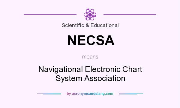 What does NECSA mean? It stands for Navigational Electronic Chart System Association