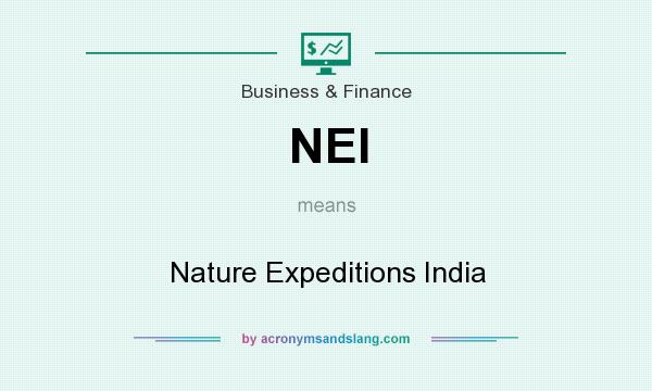 What does NEI mean? It stands for Nature Expeditions India