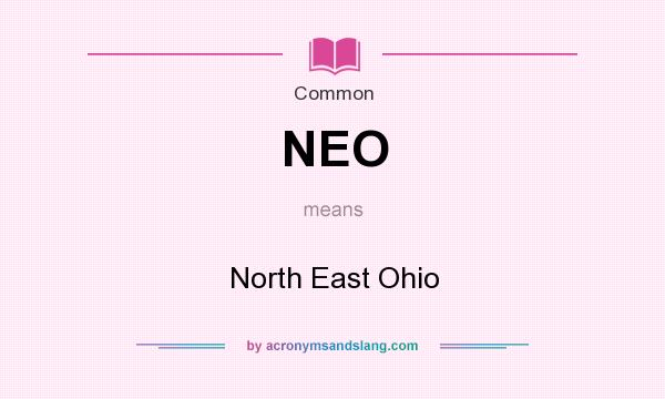 What does NEO mean? It stands for North East Ohio