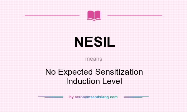 What Does NESIL Mean Definition Of NESIL NESIL Stands For No 