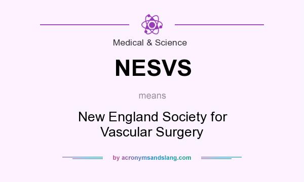 What does NESVS mean? It stands for New England Society for Vascular Surgery